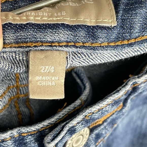 Banana Republic‎ straight leg denim jean, size 27 - Picture 5 of 16